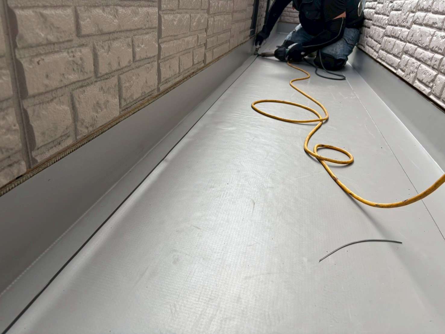 ダイワハウス　戸建て住宅　バルコニー塩ビシート防水工事