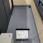 大阪府松原市でベランダの雨漏り修繕 工事写真