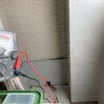 鉄骨造のALC壁の雨漏り調査 工事写真