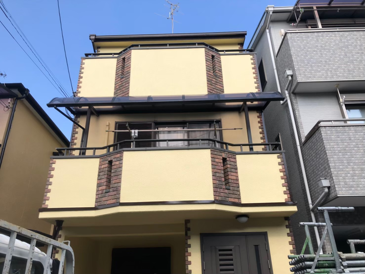 高槻市塗装工事 工事写真