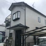 ダイナミックトップで外壁塗装 工事写真