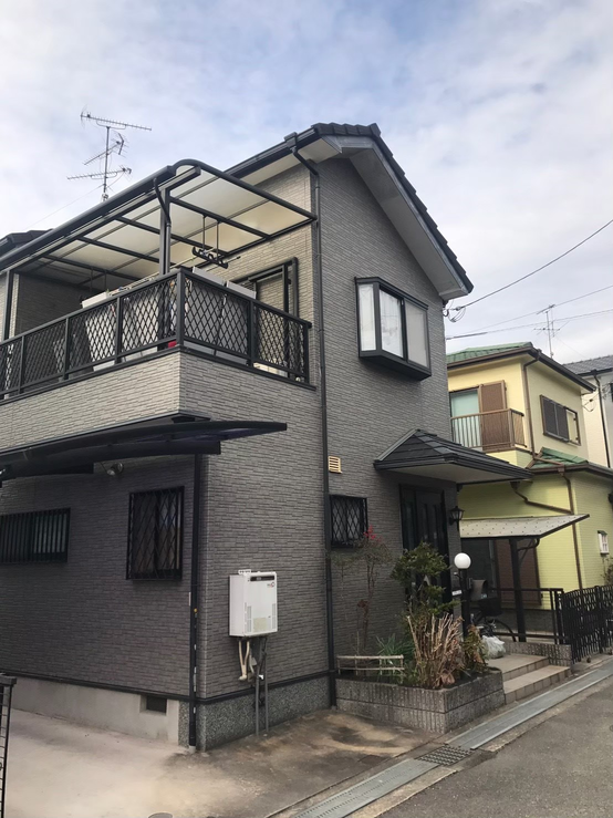 ダイナミックトップで外壁塗装 工事写真