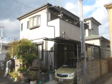枚方市サイディング塗り替え 工事写真