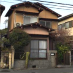 モルタル壁塗り替え 工事写真