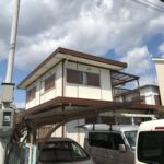 高槻市　屋根塗装工事 工事写真
