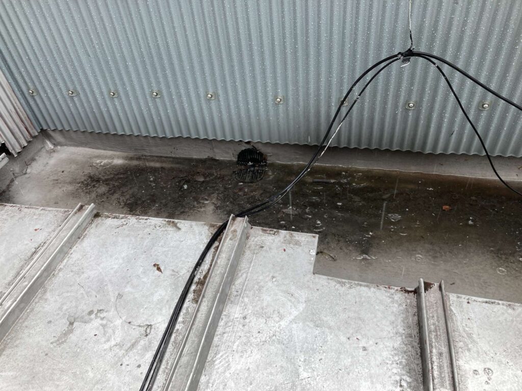 屋根防水の点検 工事写真