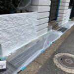 門柱・ブロック塗装 工事写真