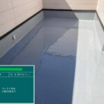 ウレタン防水　通気緩衝工法 工事写真