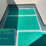 ウレタン防水　通気緩衝工法 工事写真