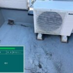 ウレタン防水　通気緩衝工法 施工後