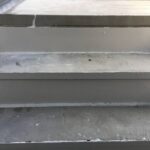 廊下、階段、長尺シート張り 施工前