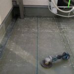 木造住宅　ベランダのFRP防水 工事写真