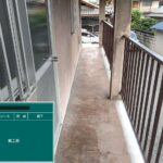 長尺シート張り 工事写真