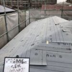 屋根葺き替え工事＋外壁塗装　¥2560000 工事写真