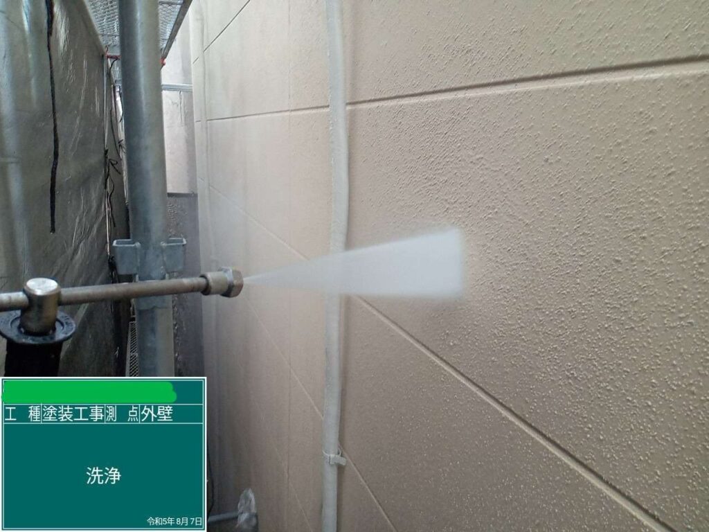 戸建て　外壁その他塗装工事 工事写真
