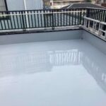枚方市の施工事例　外壁塗装とルーフバルコニーのウレタン防水 工事写真