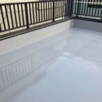 枚方市の施工事例　外壁塗装とルーフバルコニーのウレタン防水 工事写真
