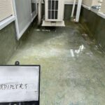 戸建て2Fバルコニー　FRP防水工事 1PLY 工事写真