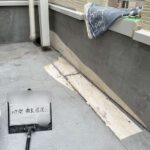 戸建て2Fバルコニー　FRP防水工事 1PLY 工事写真