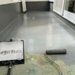 戸建て2Fバルコニー　FRP防水工事 1PLY 工事写真