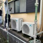 四條畷市　外壁部分工事 工事写真
