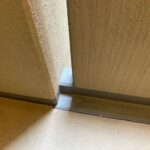 マンション屋内廊下、長尺シート防水工事 工事写真