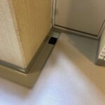 マンション屋内廊下、長尺シート防水工事 工事写真