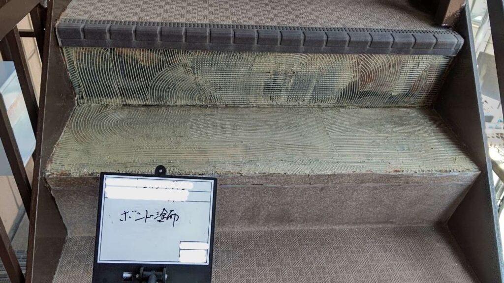 大阪市福島区　マンション防水塗装 工事写真