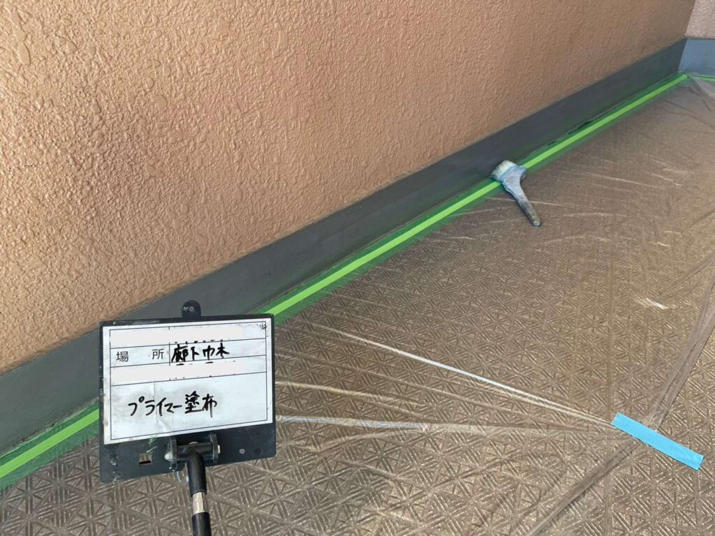 大阪市福島区　マンション防水塗装 工事写真
