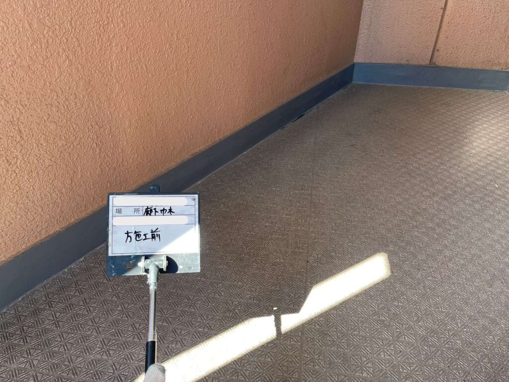 大阪市福島区　マンション防水塗装 工事写真