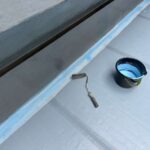 屋上のウレタン防水通気緩衝工法 工事写真
