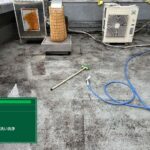 屋上のウレタン防水通気緩衝工法 施工後