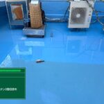 屋上のウレタン防水通気緩衝工法 工事写真