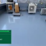 屋上のウレタン防水通気緩衝工法 工事写真