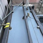 屋上のウレタン防水通気緩衝工法 工事写真