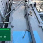 屋上のウレタン防水通気緩衝工法 工事写真