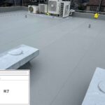 吹田市　会社ビル屋上塩ビシート防水工事 工事写真