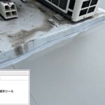 吹田市　会社ビル屋上塩ビシート防水工事 工事写真
