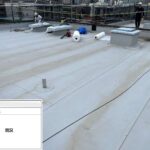 吹田市　会社ビル屋上塩ビシート防水工事 施工後