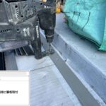 吹田市　会社ビル屋上塩ビシート防水工事 工事写真
