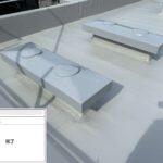 吹田市　会社ビル屋上塩ビシート防水工事 工事写真