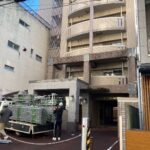 京都府京都市　足場・シール・防水・塗装 施工前