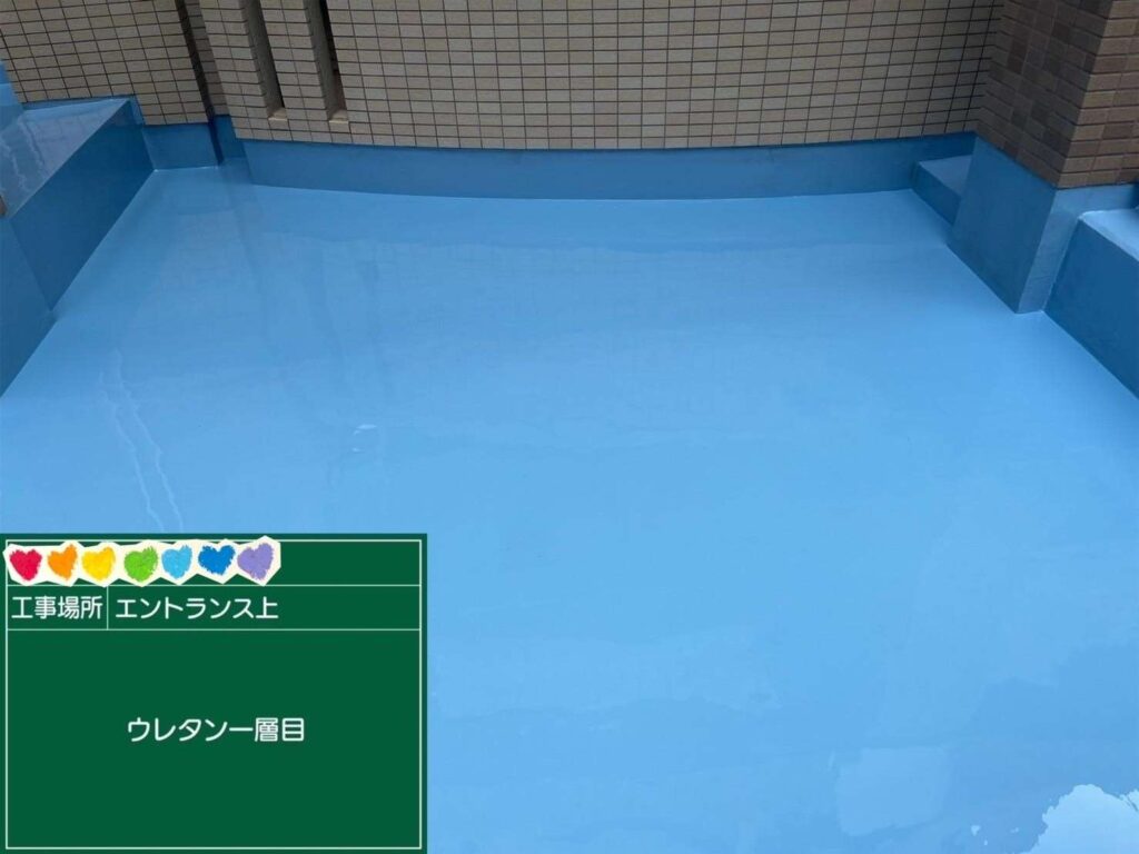 京都府京都市　足場・シール・防水・塗装 工事写真
