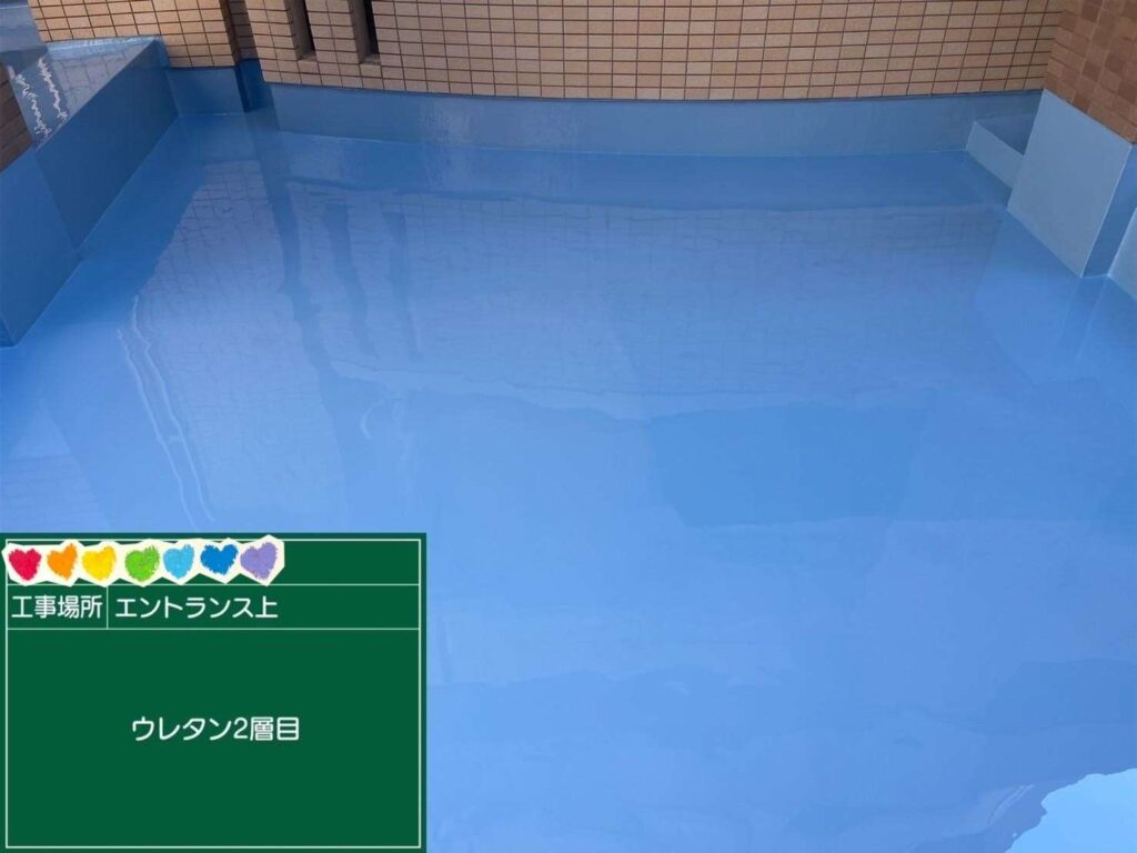 京都府京都市　足場・シール・防水・塗装 工事写真