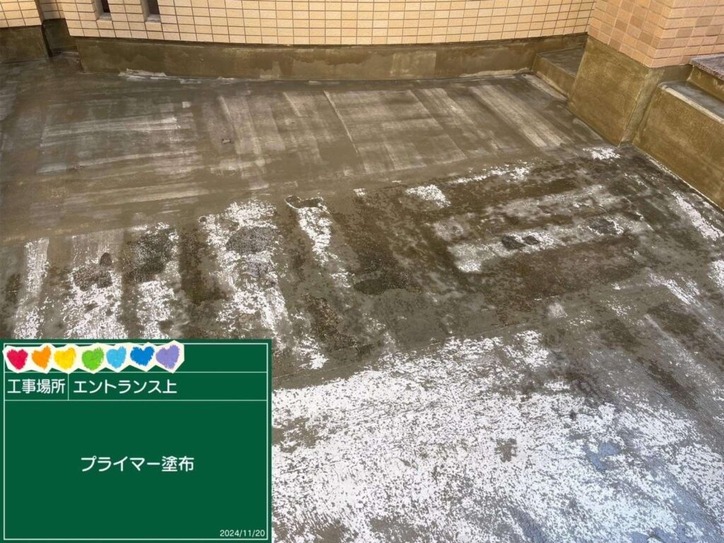 京都府京都市　足場・シール・防水・塗装 工事写真