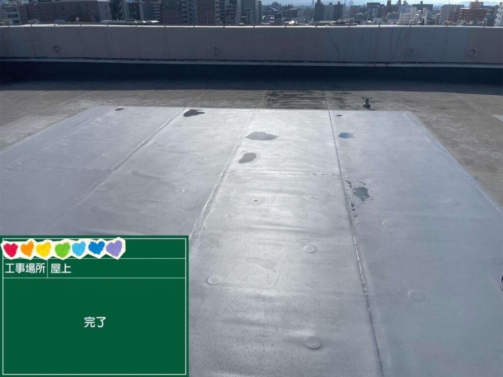 京都府京都市　足場・シール・防水・塗装 工事写真