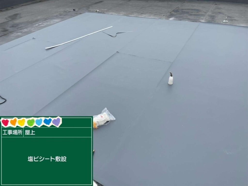 京都府京都市　足場・シール・防水・塗装 工事写真