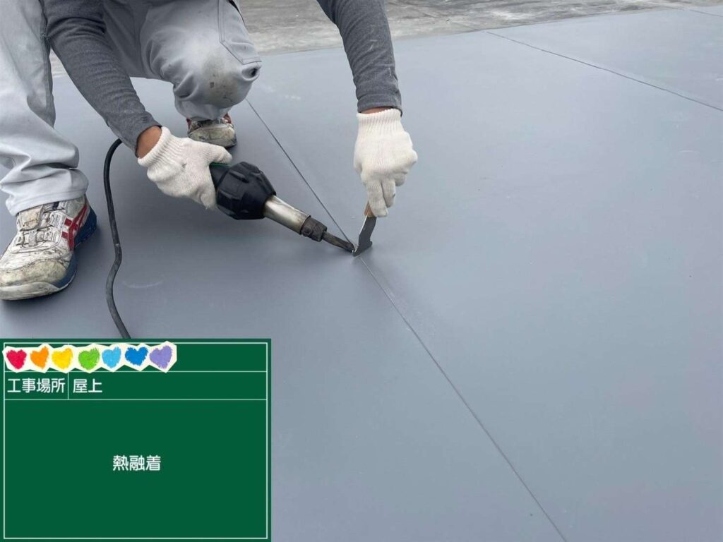 京都府京都市　足場・シール・防水・塗装 工事写真