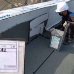 京都府　某ショッピングモール　アスファルト防水 工事写真