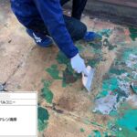 羽曳野市　ルーフバルコニーウレタン防水工事 工事写真